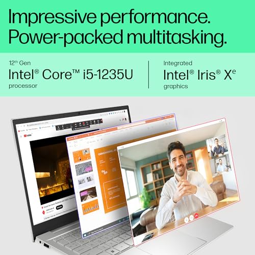 HP Pavilion 14, 12th Gen Intel Core i5-1235U, 14-inch (35.6 cm), FHD, 16GB DDR4, 512GB SSD, Intel Iris Xe graphics, FPR, Backlit KB, Audio by B&O (Win 11, MSO 2021, Silver, 1.41 kg), dv2014TU - Image 5