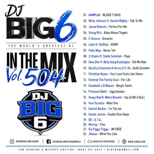 DJ Big 6 In The Mix Vol 504