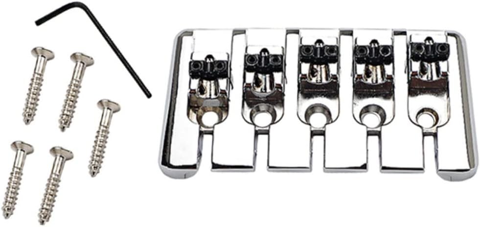 Bass Tailpiece for String Electric Guitar Durable Saddle Bridge Accessory Compact Design Easy Installation for Musicians and Guitar Enthusiasts