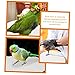 BESPORTBLE 100pcs Bird Cage Liners Absorbent Parrot Cage Cushions for Easy Cleanup Round Pads for Parrots Parakeets and Birds Leak Design for Maximum Absorption