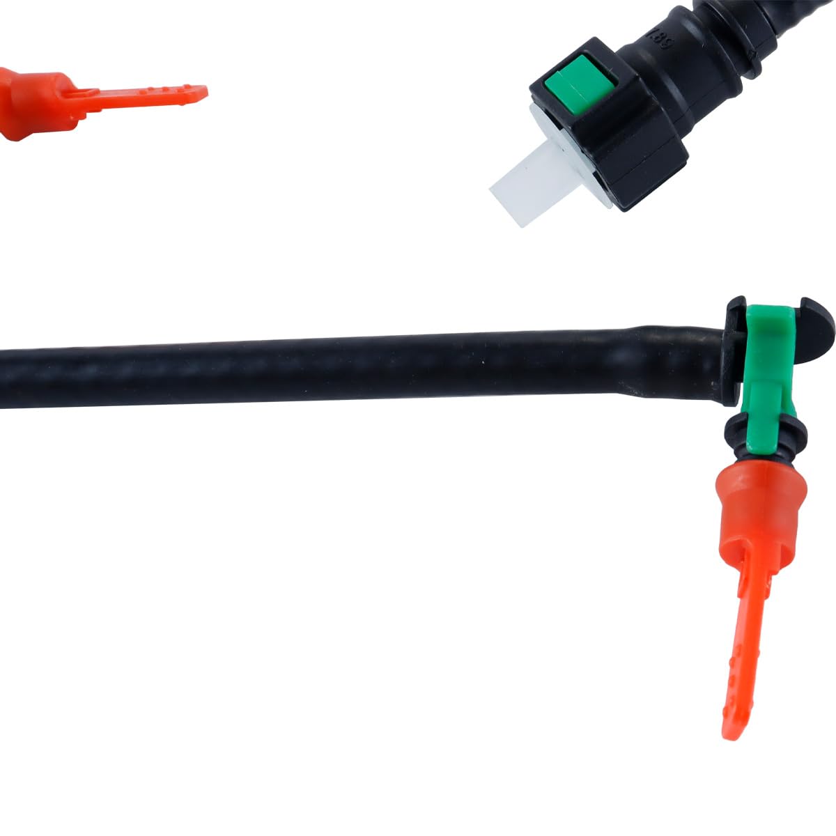 Ausi Tuyau de retour de carburant d'injecteur pour Transit Mk7 Mk8 1761934, compatible avec Custom Boxer Relay Ducato 2.2 TDCI 1731700 1746582 BK2Q9K022AE