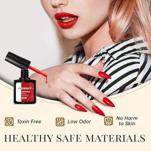 Gel Nail Polish Kit with UV Light for Women