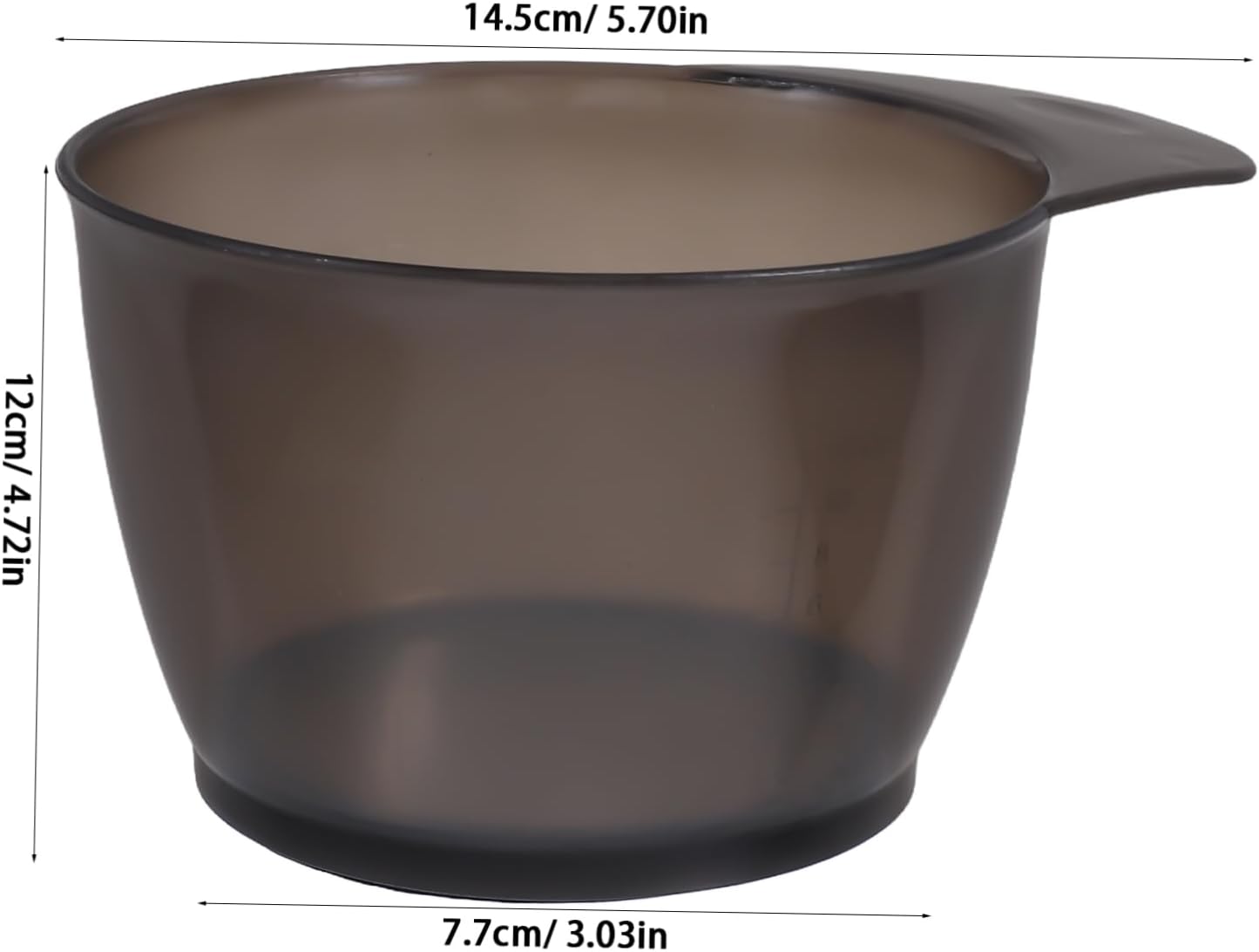 SMASOLO 6pcs Plastic Hair Dye Bowls Color Mixing Bowls for Hair Coloring Tinting Supplies and Reusable for Salon and Home Use