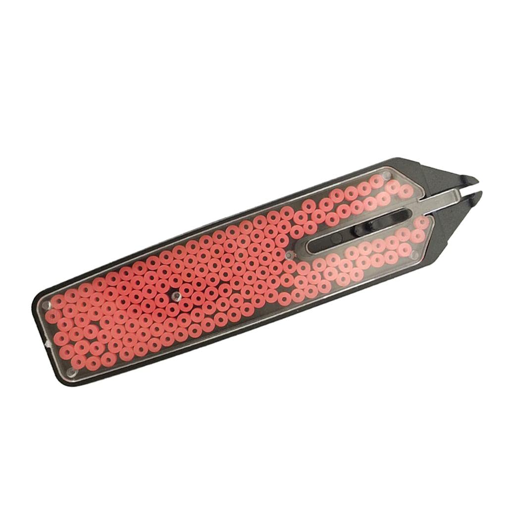 Premium Tennis Badminton Racchetta Ricariche String Cross Savers Protector Rosso 9 cm