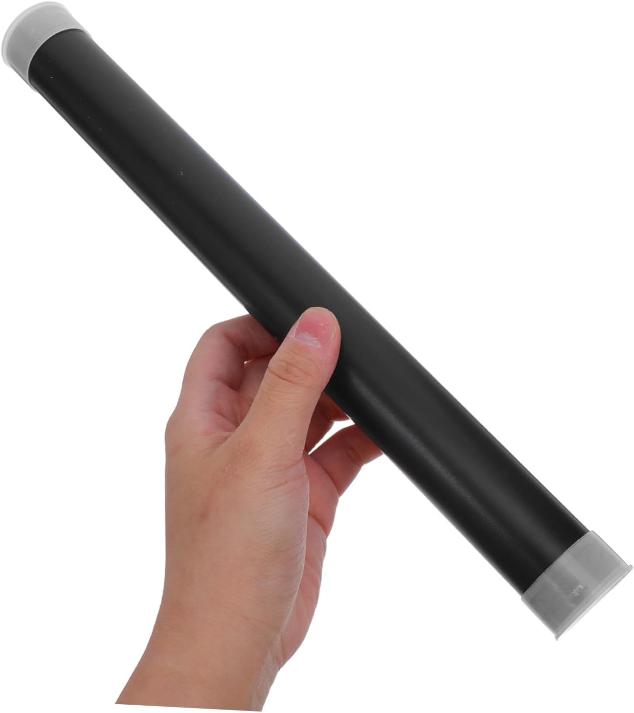 Black Plastic Mailing Tubes 10pcs round Cylindrical Storage for Artwork