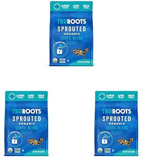 TruRoots Organic Sprouted Lentil Blend, 10oz (Pack of 3)