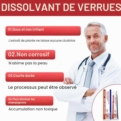 20g Verrues Removal Crème, Crème Hydratante Hydratante, Verrue Plantaire Pommade anti-verrues, Pour le visage et le Corps – vue 6
