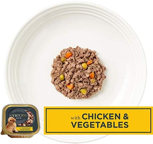 Encore Complete Wet Dog Food, Pate Multipack Turkey, Lamb and Chicken in 150 g Trays (Pack of 5)