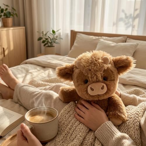 Image of Flufies Plush Soft Toys for New Born Baby and Baby Boy - Soft and Easy Wash Plush - Huggable Plush Toys for Girls and Boys - Soft Toy for Home Decor (Running Plushie - Dark Brown)