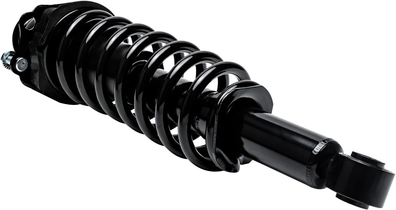 Detroit Axle - 1.8L Rear Right Strut for 14-19 Toyota Corolla, Passenger Side Strut & Coil Spring Assembly 2014 2015 2016 2017 2018 2019 Replacement Suspension