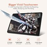 2026 Latest 11 Inch Tablet Android 15 Tablets with Octa Core Processor 16GB RAM 128GB ROM 1TB Expand Tablet with 7000mAh Battery, 21MP Camera, FHD Screen, GPS, 5G WiFi+2.4G WiFi, Deal Speaker, BT 5.0