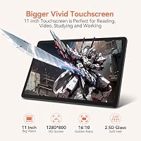 2026 Latest 11 Inch Tablet Android 15 Tablets with Octa Core Processor 16GB RAM 128GB ROM 1TB Expand Tablet with 7000mAh Battery, 21MP Camera, FHD Screen, GPS, 5G WiFi+2.4G WiFi, Deal Speaker, BT 5.0 — image 4