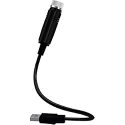 Luz Ambiente Interior Coche Luz LED de techo ajustable múltiples modos USB noche estrella luces de techo LED techo luz estrella coche estrella proyector para coche/hogar/fiesta (rojo)