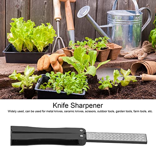 Knife Sharpener, Silicon Carbide Pocket Sharpener Double Sides Fan Shape Folding Mini Portable Whetstone Sharpening For Kitchen Outdoor Garden Farm, Knife Sharpener, Silicon Carbide Pocket Sharpe #TOP5