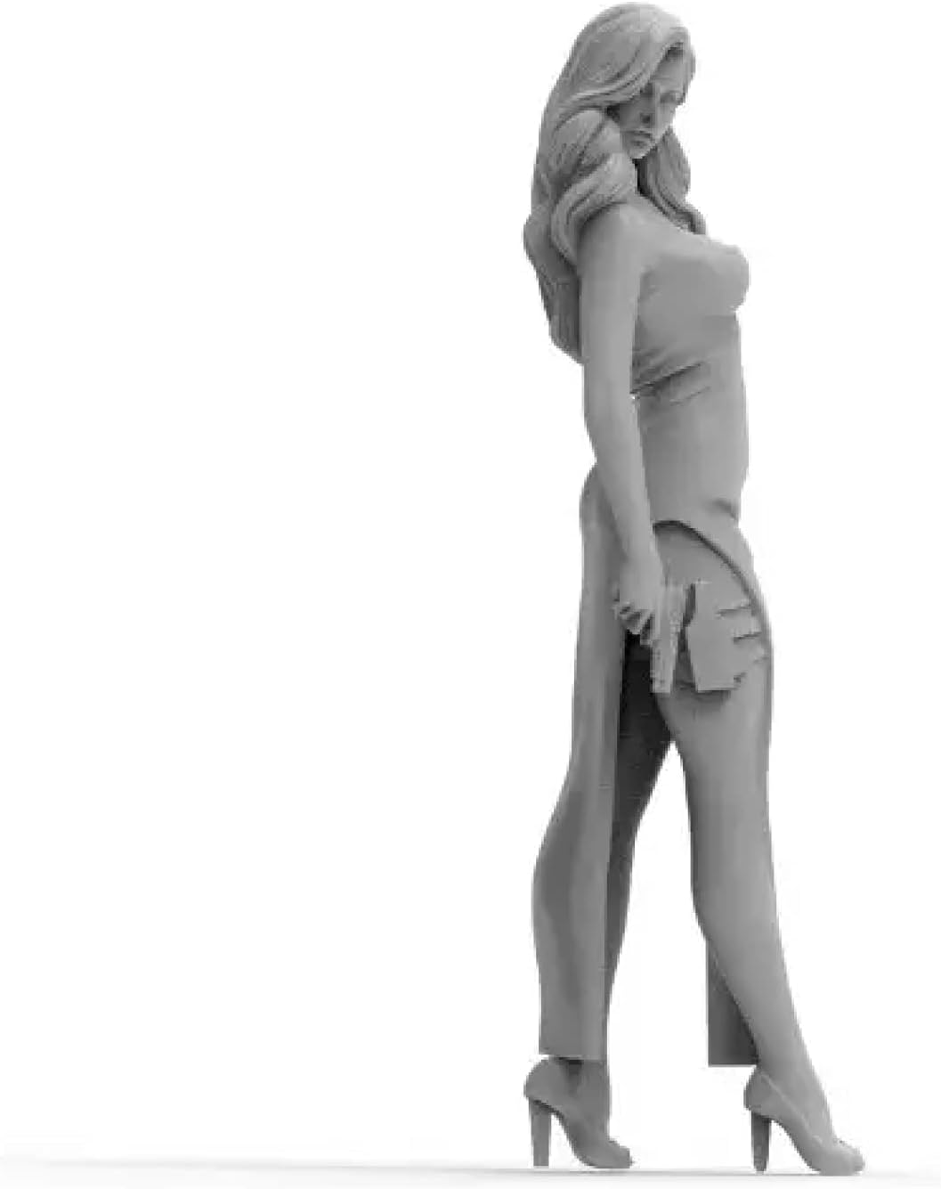 1/20 Resin Model Female Soldier Standing Pose Character Model kit unassembled and unpainted //N36958 1/20 Resin Model Female Soldier Standing Pose Character Model kit unassembled and unpainted //N36958