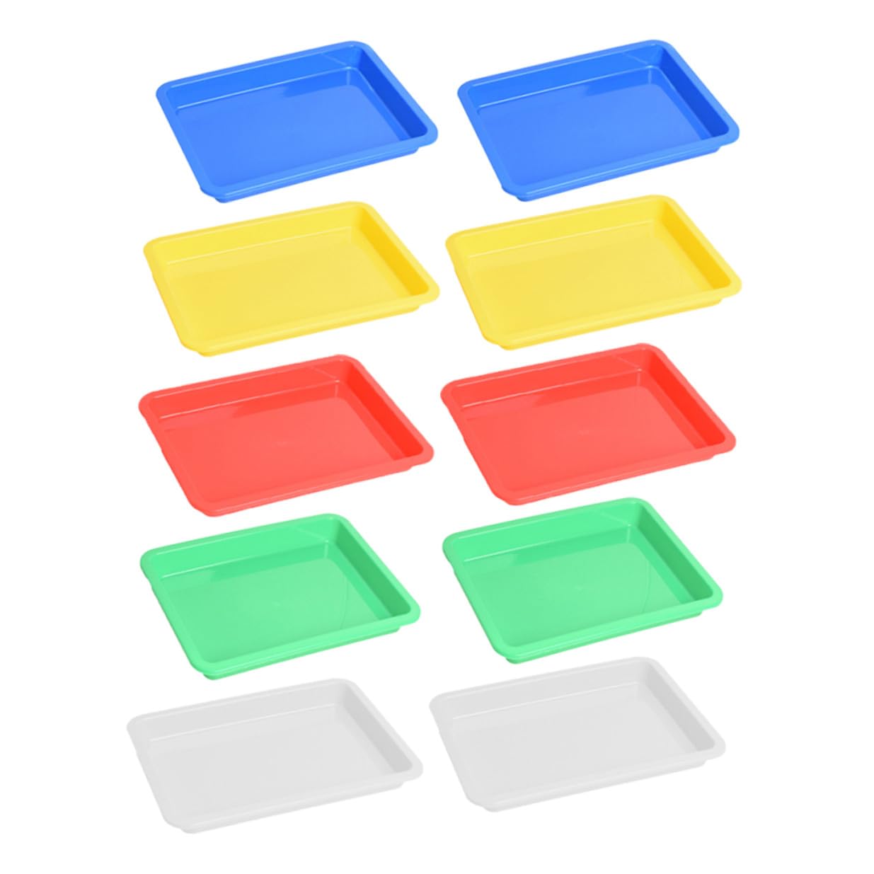 Plateaux de peinture empilables et polyvalents format A4 lot de 10
