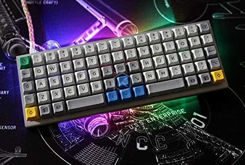 Gaming Keyboard Stainless Steel Bent Case for Xd75re Xd75 Xd75am 60% Custom Keyboard Acrylic Panels Acrylic Diffuser Keyboard (Color : XD75 S Steel Case x1)