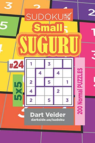 Sudoku Small Suguru - 200 Normal Puzzles 5x5 (Volume 24)