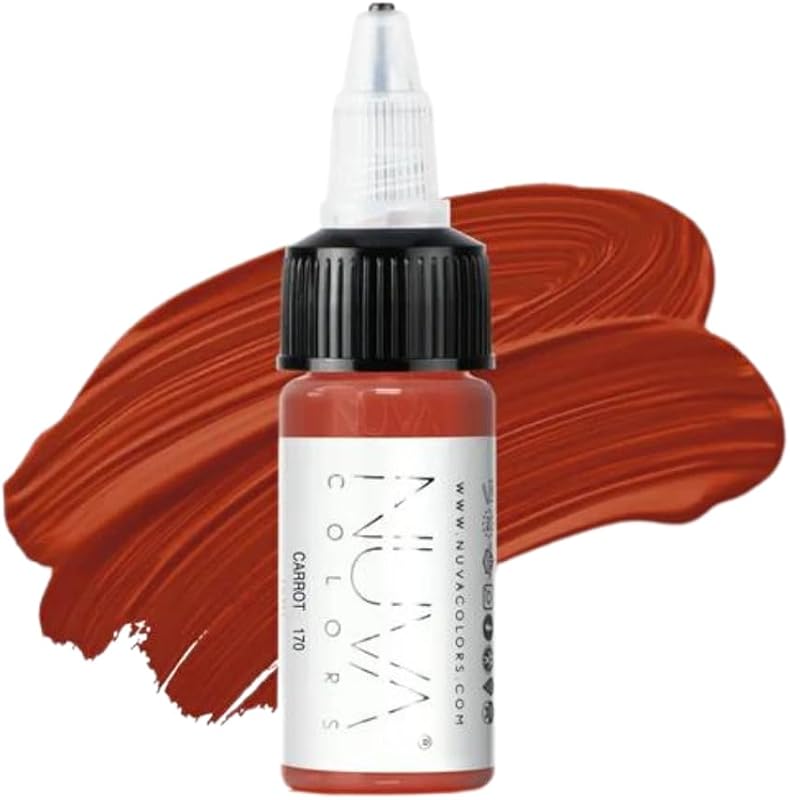 Pigmento labial PMU Nuva Colors Carrot com subtom frio