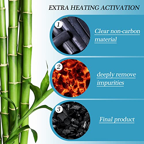 5 Pack Nature Fresh Bamboo Charcoal Air Purifying Bag, Activated Charcoal Bags Odor Absorber For Home Shoe Closet Gym Bag Fridge Pet Car Kitchen Large Room Smoke Drawer Refrigerator Strong Deodorizer Freshener Moisture Remover And Smell Eliminator #TOP2