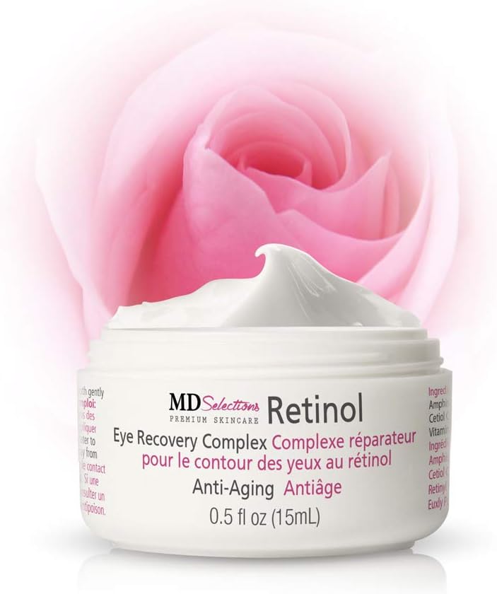 MD Selections Retinol Eye Recovery Complex, White/Pink