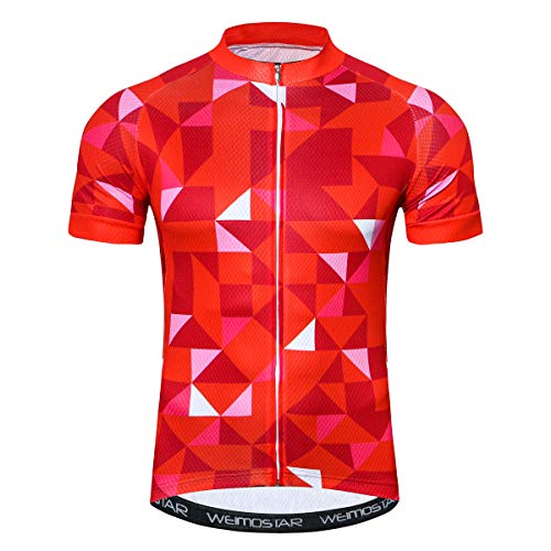 Weimostar Team Bicicletta Uomini Camicie Sportive