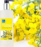 ELASTICIDAD El aceite de camelina es una aceite vegetal 100% de origen natural muy rico en ácidos grasos esenciales (Omega 3). Refuerza también la elasticidad y la flexibilidad de la piel y disminuye el riesgo de aparición de estrías.