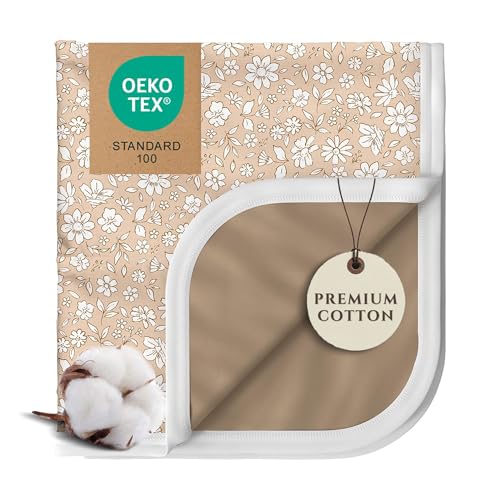 Image of Pobibaby Blanket, Toddler Blanket, 50x50, Soft Cotton (Meadow)
