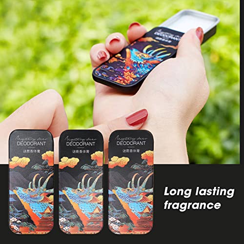 3st Solide Parfum, Natuurlijk Parfum voor Vrouwen, Draagbare Langdurige Geur Bloemen Vage Geur Solide Parfum Verjaardagscadeau, 15g - Image 4