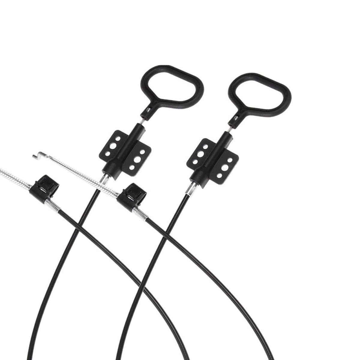 2Pezzi Maniglia Sblocco per Reclinabile con Cavo Acciaio Carbonio Maniglie Ricambio per e Poltrone Installazione Facile e Comfort Ottimale Nero