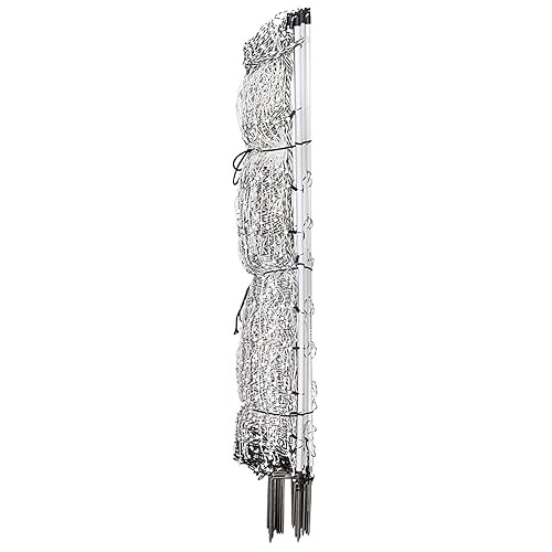 Premier 1 PoultryNet Plus, valla eléctrica portátil de 42 pulgadas de alto x 100 pies de largo con postes de línea adicionales para reducir el