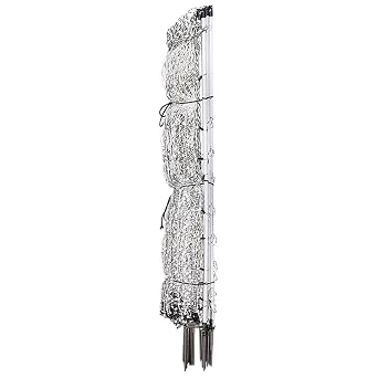 Premier 1 PoultryNet Plus, 48"H x 100L Portable Electric Fence with Extra Line Posts to Reduce Sag | Double Spike for Added Stability | White/Black Fence for Chickens, Ducks, Geese