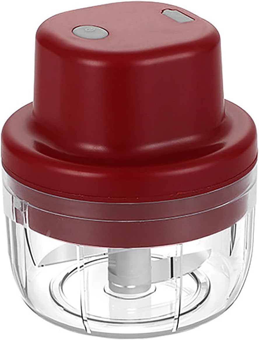 Electric Garlic Chopper Mini Food Slicer Portable Garlic Masher Mincer