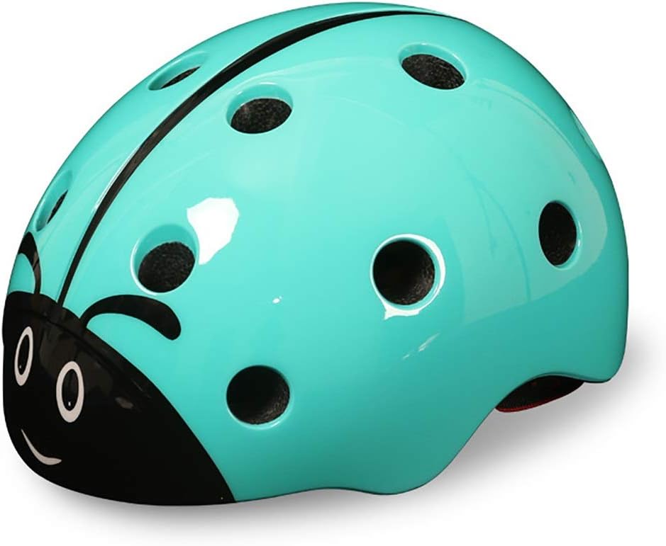 自転車用 Pcとeps素材かわいいてんとう虫モデル子供の自転車用ヘルメット ヘルメット