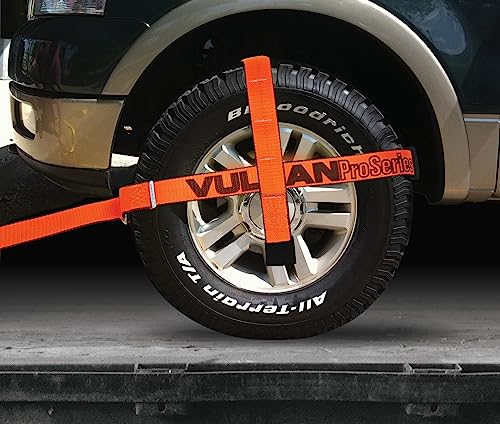 VULCAN Car Tie Down with Snap Hook - Adjustable Loop - 4 Pack - PROSeries - 3,300 Pound Safe Working Load by VULCAN - Image 7
