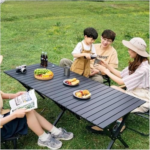 Table de camping pliante 120cm légère pour solution repas sans encombrement - 4