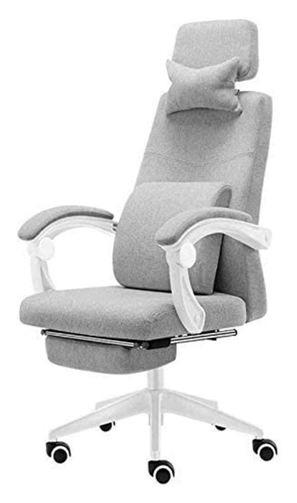 Bürostuhl, Schreibtischstuhl, Bürocomputertisch und Sessellift, Drehstuhl, ergonomischer Bürostuhl aus Baumwolle und Leinen, gepolsterter Sitz, Liegestuhl, Spielstuhl, Vollmond