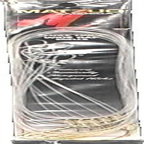 Matzuo Snelled Fluke Hook Wide Gap Rig, Gold, 1/0 #TOP23