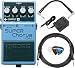 Boss CH-1 Super Chorus Bundle with Gearlux Power Supply, Instrument Cable, Patch Cable, and Picks