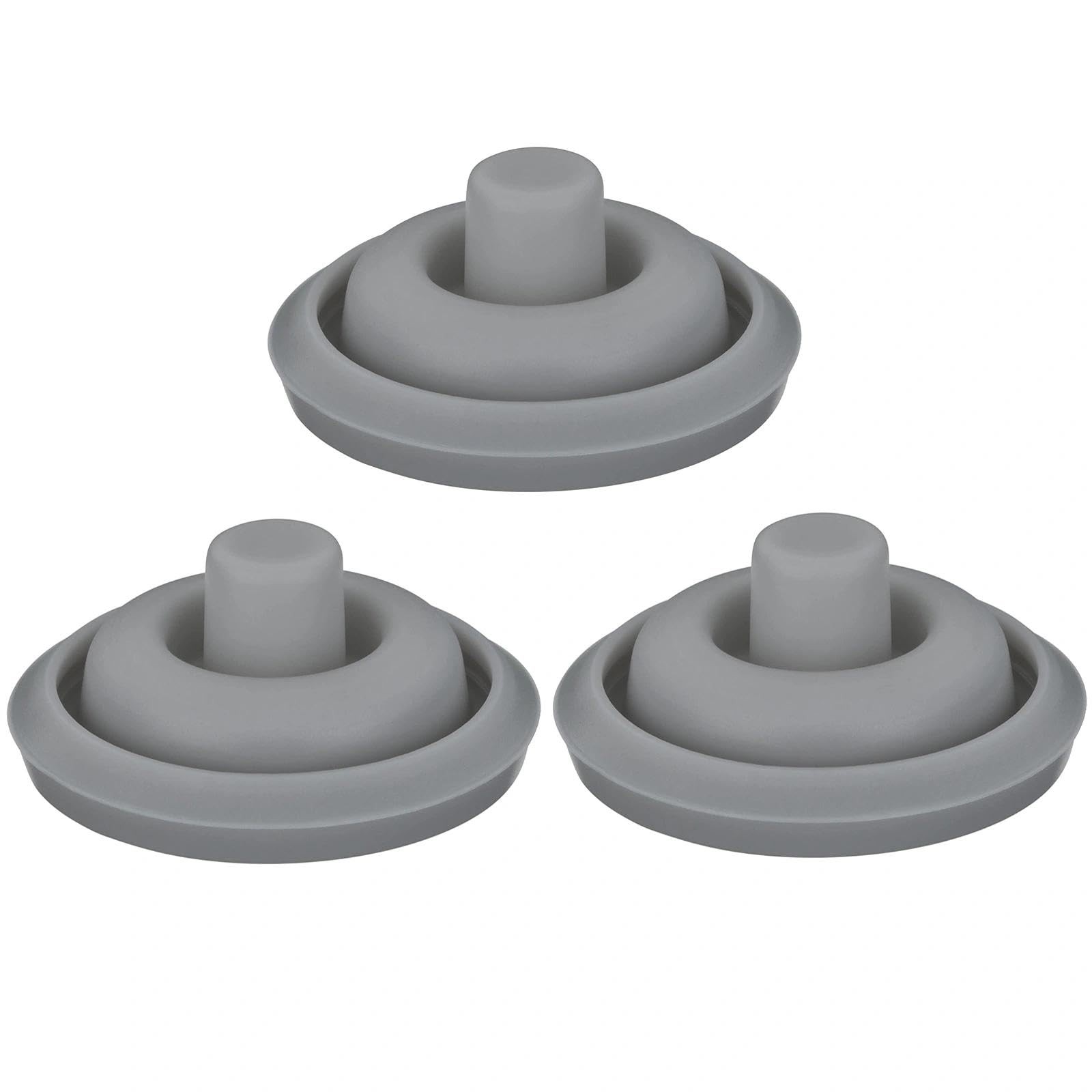 KNUIUYY Cooking Indicator Gasket for WMF Perfect and Perfect Plus Pressure Cooker, 3 Pcs Silicone Rubber 3 cm Compatible with Pots 2.5 L to 8.5 L, Replacement for WMF Perfects Rubber Pot