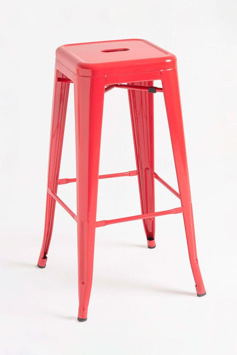 Regalos Miguel - High Stools - Torix Alto Stool - Red