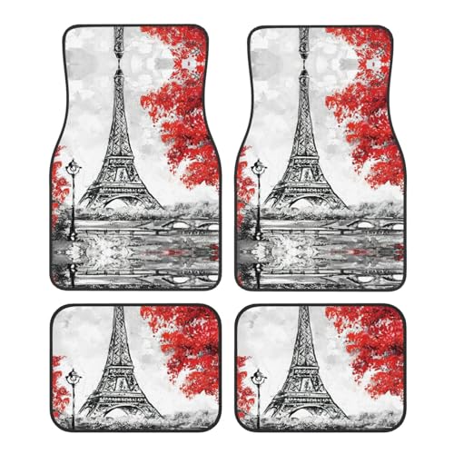 Tapis de voiture motif Paris universels pour protéger tout le sol