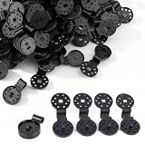 DIYCUT 100 Pezzi Clip per Tende, 8,7 × 3,2 cm Fissaggio Ombreggiante, Clip per Tende in Materiale PE, per Fissare Reti Ombreggianti, Reti Anti-UV, Vele Ombreggianti e Altro