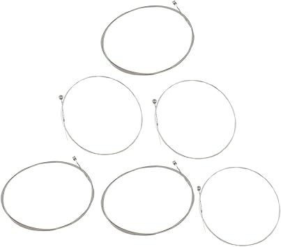 Electric Guitar String Stainless Steel Wire Silver Tone Precision Manufacturing Musical String for Guitar