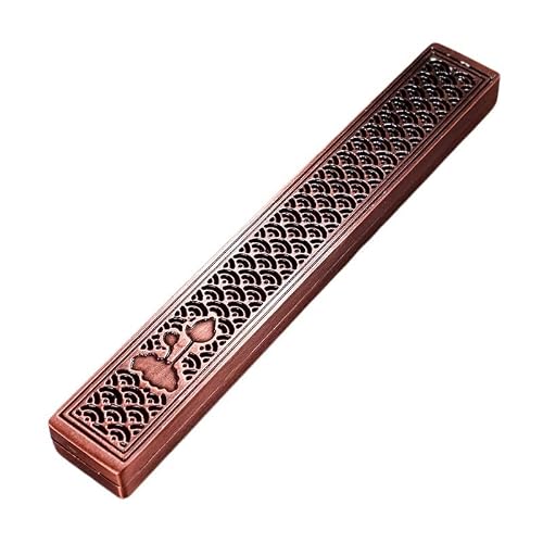 Vamior B Electroplated Alloy Fragrance Censer Aromatherapy Lying Tray Zen Meditation Room Decor Desk Ornament Present(B)