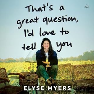 Page de couverture de That's a Great Question, I'd Love to Tell You