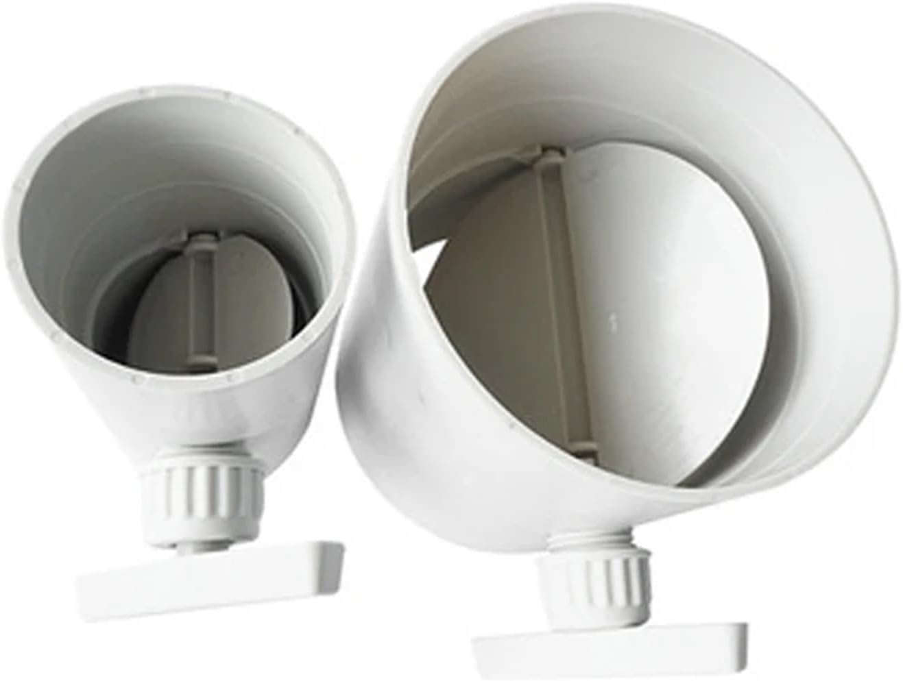 HVAC Manual Plastic Air Duct Check Valve Volume Flow Rate Damper for Ventilation Flexible Pipe 80/100/120/150mm ABS (Size : 120mm)