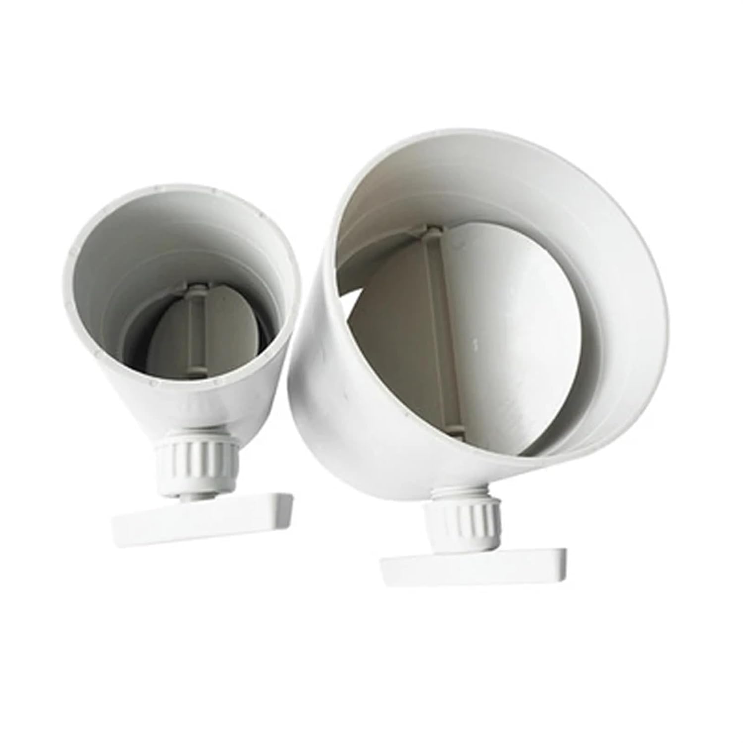 HVAC Manual Plastic Air Duct Check Valve Volume Flow Rate Damper for Ventilation Flexible Pipe 80/100/120/150mm ABS (Size : 150mm)