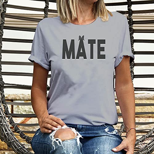 Image of Malted Regular Fit T-Shirt for Men & Women /Couples, T-Shirt for Husband and Wife, Girlfriend and Boyfriend T-Shirt, Honeymoon T-Shirt (Set of 2, Malted-Grey-037-Parent)