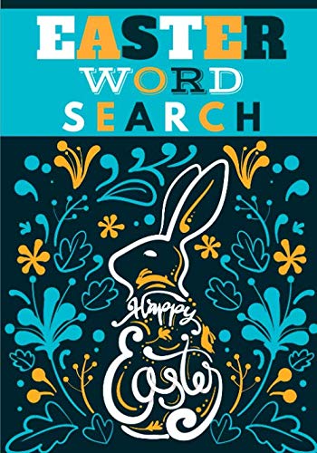 Easter word search: Happy Easter | Challenging Puzzle book | 60 puzzles with word searches and scrambles | Find more than 600 words`| Large Print, Big Character | Funny Gift for Friends, Family.